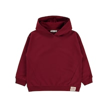 Civil Boys Basic Kapşonlu 6-9 Yaş Sweatshirt - Bordo