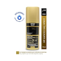 Jaja Exxellent Touch Suya Dayanıklı Beyaz Dip Kapatıcı Topik Sprey 75 Ml Siyah