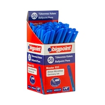 Bigpoint Tükenmez Kalem Master 1.0mm Mavi 50'li Kutu