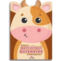 Stickerli Aktiviteli Boyamalar - Çiftlik Hayvanları- Yeti Kitap