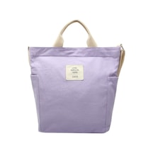 Omuz Çantası Kadın Saplı Kanvas Çanta 001