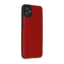 Bezos Samsung Galaxy A04e Kılıf Loop Deri Silikon - Kırmızı Nxrlvng