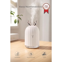 Hava Nemlendiricisi Buhar Makinesi 220 Ml H1 Beyaz Yaşam Alanı Büro Aksesuarı Salon Eşyası