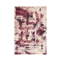 Kartela Halı Nivo Halı Kaymaz Taban Makinede Yıkanabilir Halı Bordo - 100 X 150 Cm