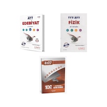 2027 Limit Ayt Edebiyat + Fizik Tyt El Kitabı + Anla Kazan Paragraf Deneme 3'lü Set