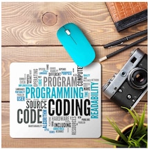 Program Coding Code Baskılı Mousepad Mouse Pad