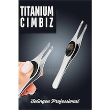 Mey İthalat Titanyum Çelik Cımbız Kaş Alma Cımbızı Tüy Alma Cımbızı Solingen Professional 721244