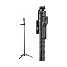Tr Bluetooth Selfie Çubuğu Ve Tripod, 360 Dönebilen Telefon Tutucu, Uzaktan Kumandalı, Maksimum 175cm, Katlanabili Diğer