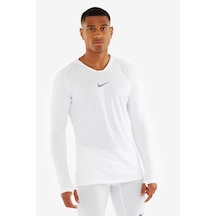 Nike Dri-fıt Park Erkek Uzun Kollu Antrenman Tişört Beyaz