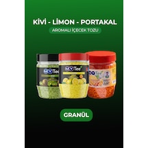 Mytee 3'lü Limon - Portakal - Kivi Aromalı Granül İçecek Tozu 3 X 250gr 750 G