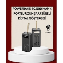 4 Çıkışlı Hızlı Şarj Destekli Powerbank Çok Renkli 57446809