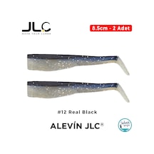 Jlc Alevin 8.5cm 5gr 12 Real Black Silikon Kuyruk 2 Adet
