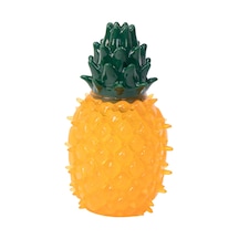 Eastland - 563 - Öten Plastik Köpek Oyuncağı Ananas - Edntrend - 12x7 Cm