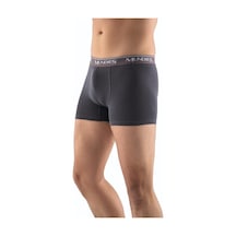 Mundies 5 Adet Füme Renk Likralı Boxer Füme