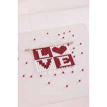 Fiskos.tr Love Yazılı Pixel Tablo Kendin Yap Kiti
