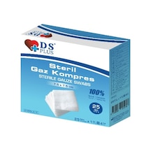 DS PLUS STERİL GAZ KOMPRES 7.5 X 7.5 CM 25 ADET 1 PAKET