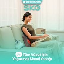 SKG VS500 Masaj Yastığı | Bel Sırt Boyun Kalça Omuz | Isı Destekli, Kablosuz, Ergonomik, Type-C Şarjlı