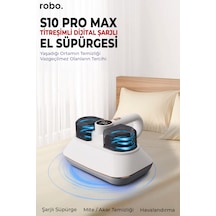 Robo S10 Pro Max Titreşimli Dijital El Süpürgesi Robo S10 Pro Max Titreşimli Dijital El Süpürgesi