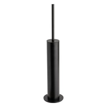 Tuvalet Fırçalığı Siyah Renk 465x100x100 Mm Açık Ahşap