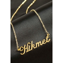 Hnrlıshp Hikmet İsimli Kolye -sarı altın 34432565