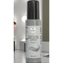 Vücut Losyonu Gümüş Simli Işıltılı Uzun Süre Kalıcı Koku Nemlendiricili 125 Ml