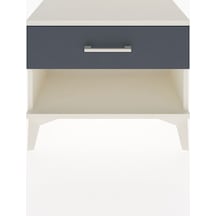 Arges Komodin Tek Çekmeceli 60x30x48 Aytaşı-antrasit Aytaşı