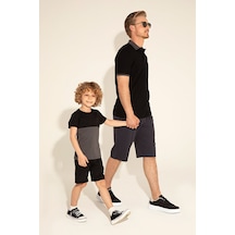 U.S. Polo Assn. Erkek Örme Şort 50289284-vr006 Gri