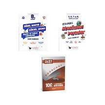 2027 Limit 8. Sınıf/lgs Mantık Soru + 8. Sınıf/lgs Türkçe Soru + Anla Kazan Paragraf Deneme 3'lü Set