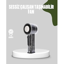 Northcity Dijital Ekranlı Şarjlı Mini Fan 100 Kademeli Hız Ayarı - Taşınabilir Sıcak Yaz İçin Serinlik