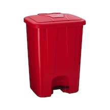 Köşeli Pedallı Çöp Kovası 65 Lt İç Kovasız.
