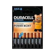 Duracell Optimum Powerboost Aaa İnce Kalem Pil 8'li 3 Adet