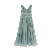 Civil Girls Kız Çocuk Tüllü Abiye 6-14 Yaş Yeşil 372908701Y01-5 Yeşil