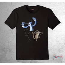Bumeta Regular Show Sürekli Dizi Mordecai Rigby Dans Çocuk Tişört 3043s 001