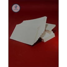 Orbak Kağıtçılık 6  x  14,5 Cm 50 Adet Makrome Davetiye Nişan Nikah Organizasyon Toka Kartı Için Bristol Kuşe Karton