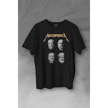 Metafisica Metallica Metafizik Felsefe Filozof Baskılı Tişört Unisex T-shirt 001