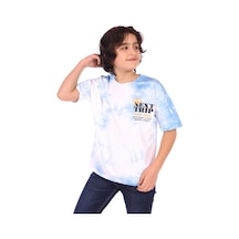 Toontoy Kids Toontoy Erkek Tişört Göğsü Baskılı Mavi
