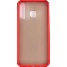 Huawei P30 Lite Kılıf Zore Fri Mat Yüzey Renkli Kenar Kılıf