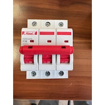 Himel 3x32a C Tipi 3 Kutup 4,5ka Otomatik Sigorta Devre Kesici
