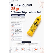 Kurtel 60/40 25gr 1.2mm Tüp Lehim Teli