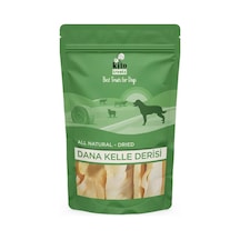 Kito Kurutulmuş Dana Kelle Derisi Çiğnemelik Köpek Ödül Maması%100 Doğal, Glutensiz, Organik 100 Gr Dog Treat