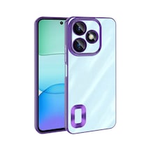 Xiaomi Redmi 13 4g Kılıf Kamera Lens Korumalı Logo Gösteren İnce Hafif Pazarplus Derin Mor
