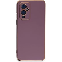 Mey İthalat One Plus 9 Kılıf Volet Silikon - Mor Diğer