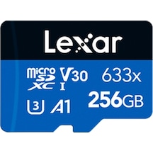 Sones Lexar 633x 256gb Yüksek Hızlı Cep Telefonu Kamera Hafızası Tf Kartı Anahtarı Genişletme Sürüş Kaydedici Özel Depolama Flaş Bellek Kartı