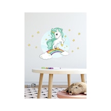Renkli Tatlı Pony Duvar Sticker Seti