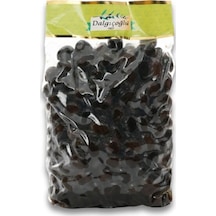 Dalgıçoğlu Siyah Zeytin Az Tuzlu Sert İri Etli Jumbo Lüx Vakum Paket 1 KG