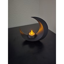 Led Mumluk Modern Ev Dekorasyonu Sevenlere Hediyelik Dekoratif Obje Figür 15 Cm