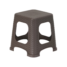 Luna Galleon Design Star Rattan Küçük Tabure Kahverengi