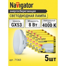 Navigator Led Ampuller 5 Adet, Gx53, 8w, 4000k Gün Işığı 307063467