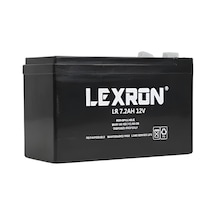 Lexron 12 Volt 7.2 Amper Kuru Tip Akü