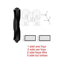 Roıdmı Uyumlu Eve Plus Uyumlu Yedek Fırça Filtre Toz Torbası Hybrid